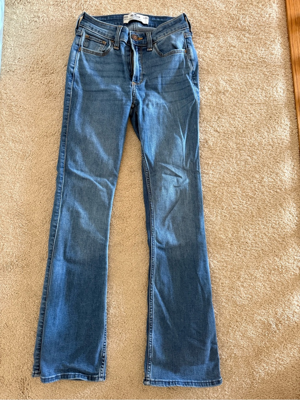 Hollister Women's Medium Blue Flare Jeans